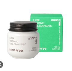 Mặt Nạ Đất Sét Tro Núi Lửa Innisfree Super Volcanic Pore Clay Mask 100ml (Mẫu Mới)