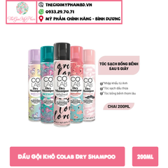 Dầu Gội Khô Colab Dry Shampoo 200ml #Paradise