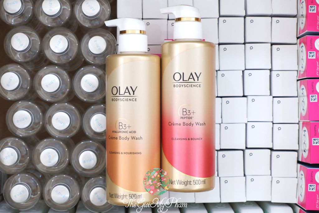 Sữa tắm OLAY B3+Peptide Creme Body Wash 500ml