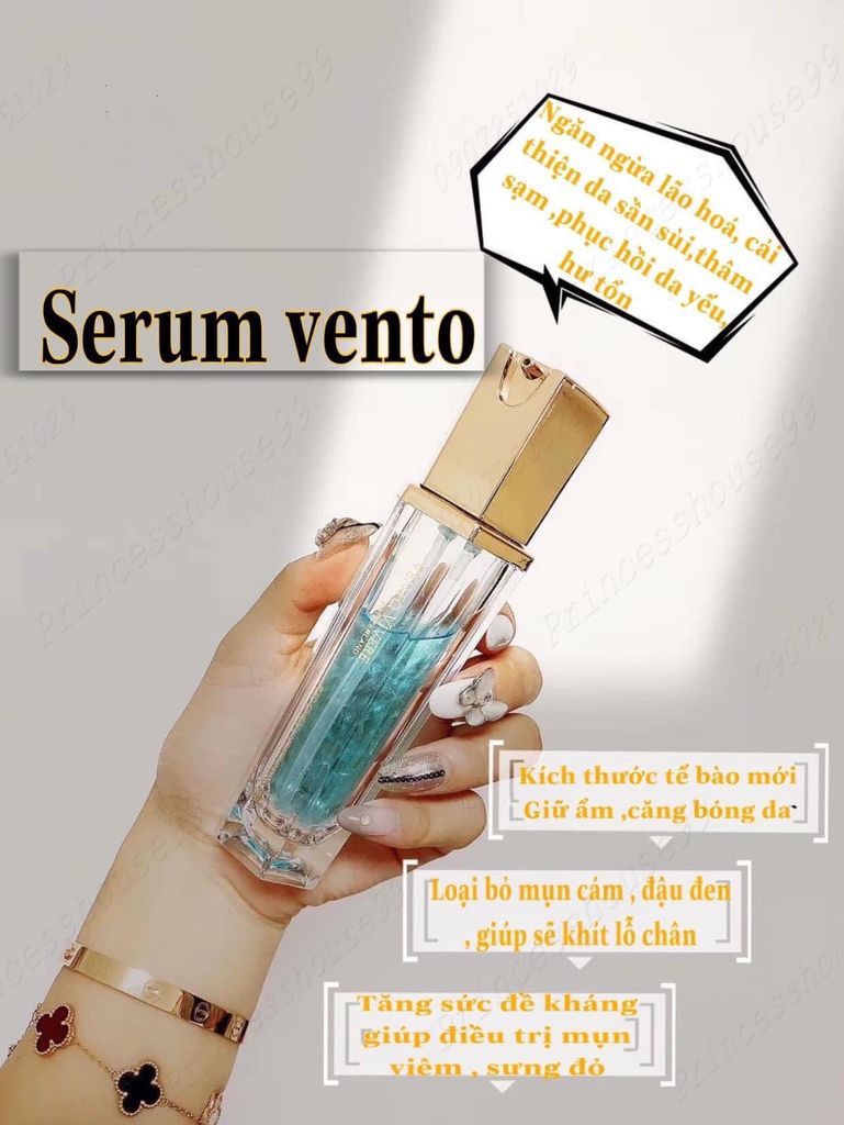 [KTD] Serum Dưỡng Da Cấp Ẩm Vento Vivere Ice Crystal Moisturising Serum Thụy Sĩ 45ml