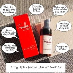 Dung Dịch Vệ Sinh Foellie Luvilady Inner Cleanser 100ml #Đỏ