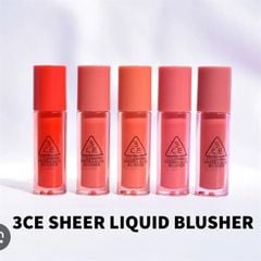 Má Hồng Dạng Kem 3CE Sheer Liquid Blusher #Joyful Affair