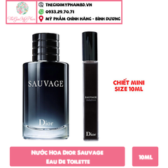 Dior - Sauvage EDT ( chai chiết 10ml)