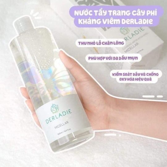 Derladie - Tẩy Trang Witch Hazel 500ml (Mẫu mới) SALE 299K>165K