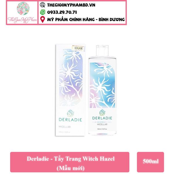 [IT Nhân bản để test] Derladie - Tẩy Trang Witch Hazel 500ml (Mẫu mới) SALE 299K>165K