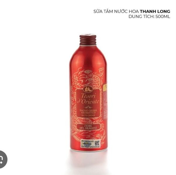 Tesori - Tắm Hương Nước Hoa 500ml #Bagno Crema Aromatico