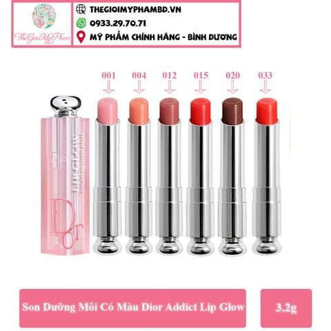 Dior - Son Dưỡng Addict Lip Glow #020 Mahogany (Mẫu Mới) - Ko Tđ