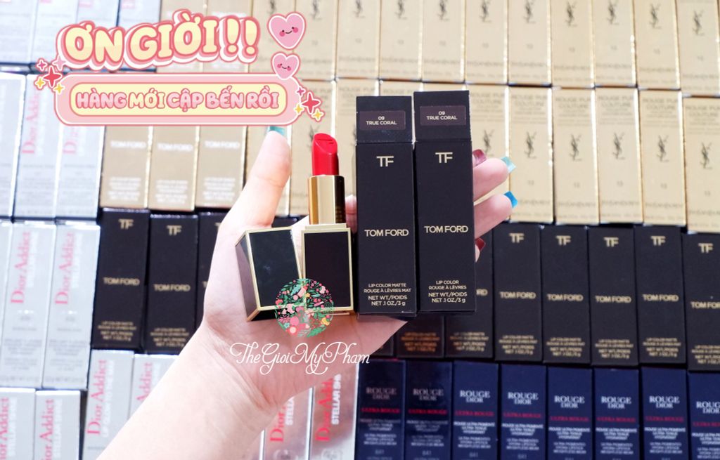 Son TOMFORD True Coral Vỏ Đen ( Ko Tđ )