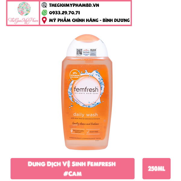 Dung Dịch Vệ Sinh Femfresh #Cam 250ml