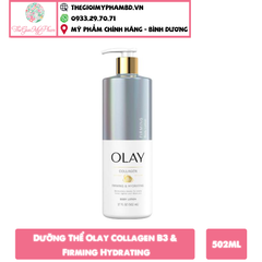 Dưỡng Thể OLAY Collagen B3 502ml (Xám)
