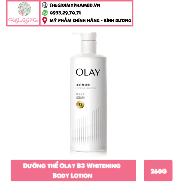 Dưỡng Thể Olay B3 Whitening Body Lotion 260g