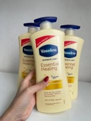 Dưỡng Thể Vaseline Intensive Care Healthy Body Lotion 725ml USA (Vàng)