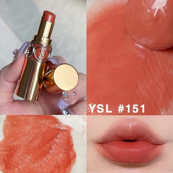 YSL - Son Rouge Volupte Shine #151 Orange Caraco (Ko Tđ)