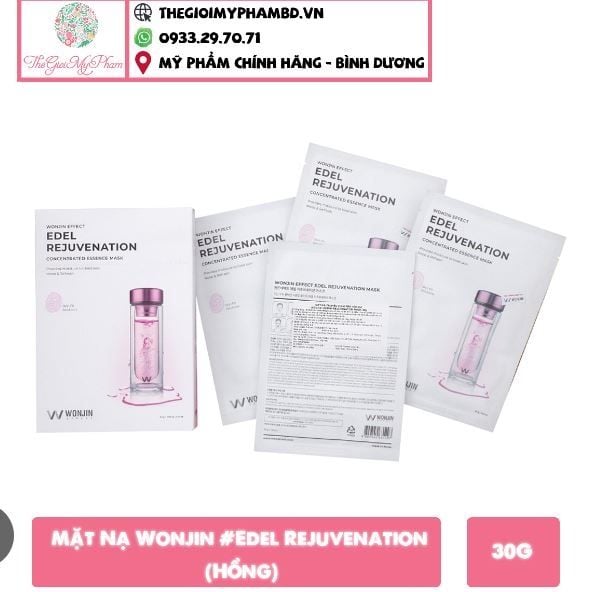 Mặt Nạ Wonjin #Edel Rejuvenation (Hồng)