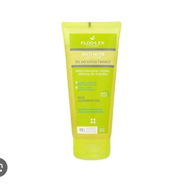 Gel Rửa Mặt Cho Da Dầu Mụn Floslek Anti Acne Face Cleansing Gel 200ml