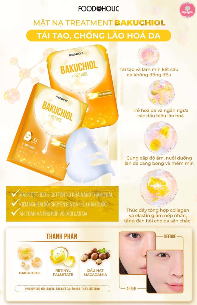 Mặt Nạ Fodaholic Mẫu Mới #AHA-BHA-PHA