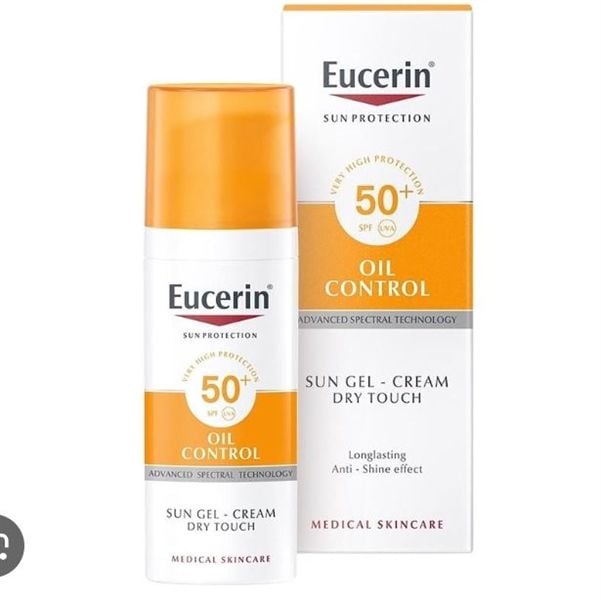 Kem Chống Nắng Eucerin Sun Gel-Cream Dry Touch Acne Oil Control SPF50+ PA+++ 50ml