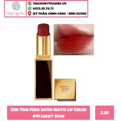 TomFord - Son Tom Ford Satin Matte Lip Color #91 Lucky Star (Ko tđ)