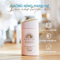 Sữa chống nắng Anessa #Sensitive 60ml (Chai Hồng) SALE 550K>429K