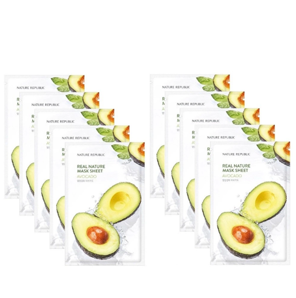 Mặt Nạ Nature Republic Real Nature Mask Sheet #Avocado