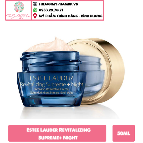 Kem Đêm Chống Lão Hóa, Phục Hồi Chuyên Sâu Estee Lauder Revitalizing Supreme+ Night 50ml (Ko Tđ)