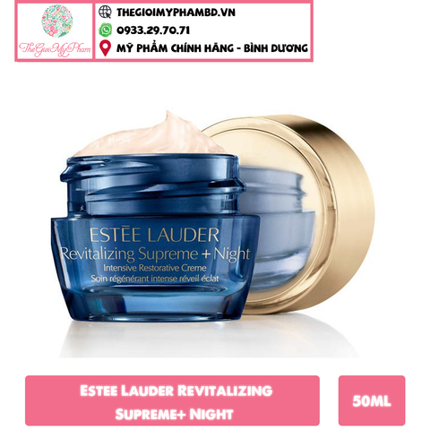 Kem Đêm Chống Lão Hóa, Phục Hồi Da Chuyên Sâu Estee Lauder Revitalizing Supreme+ Night 50ml