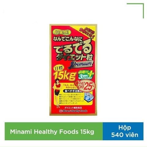 Viên Uống Hỗ Trợ Giảm Cân 15kg Minami Healthy Foods Deru Deru Diet Nhật Bản