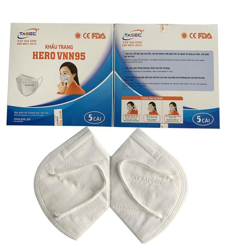 Khẩu Trang Hero VNN95 Hộp 5 Cái