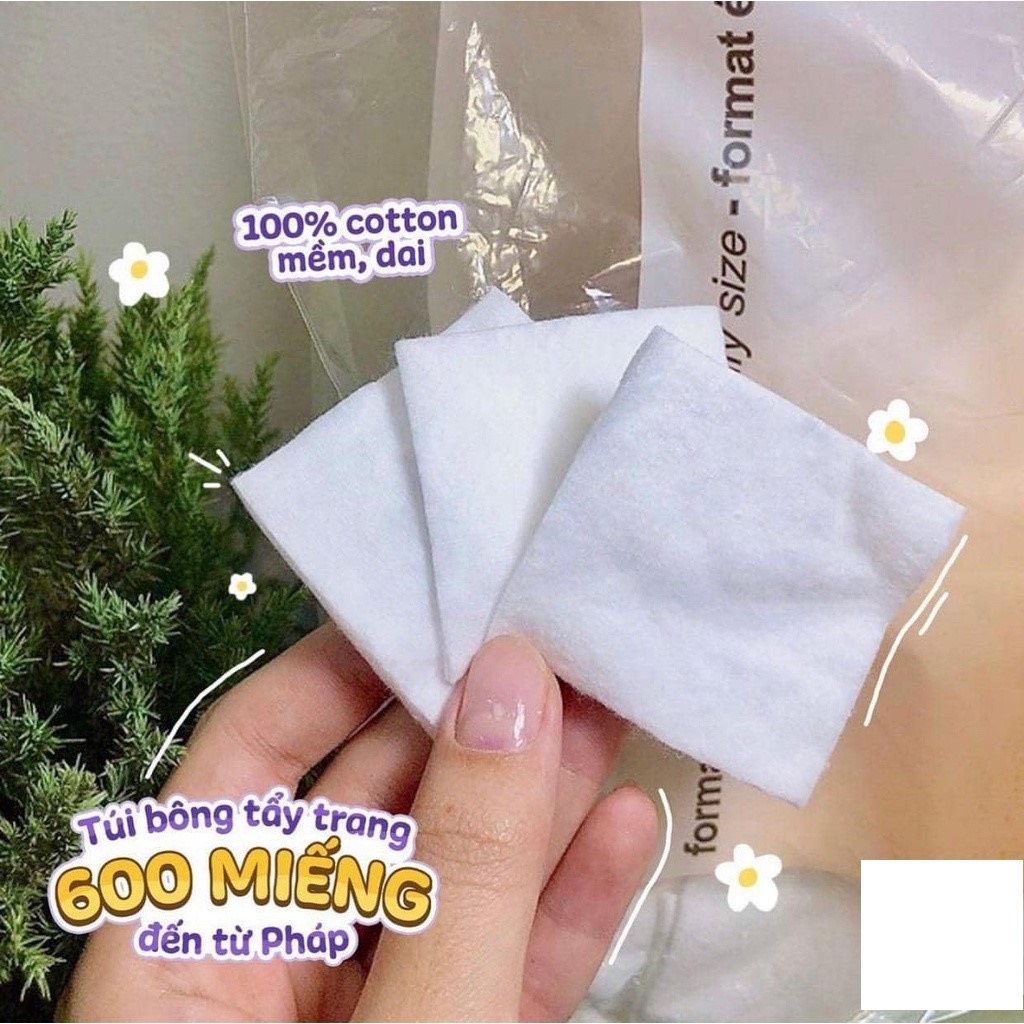 Bông Tẩy Trang Tetra Medical 600 Miếng Le Soin Laretat Pur