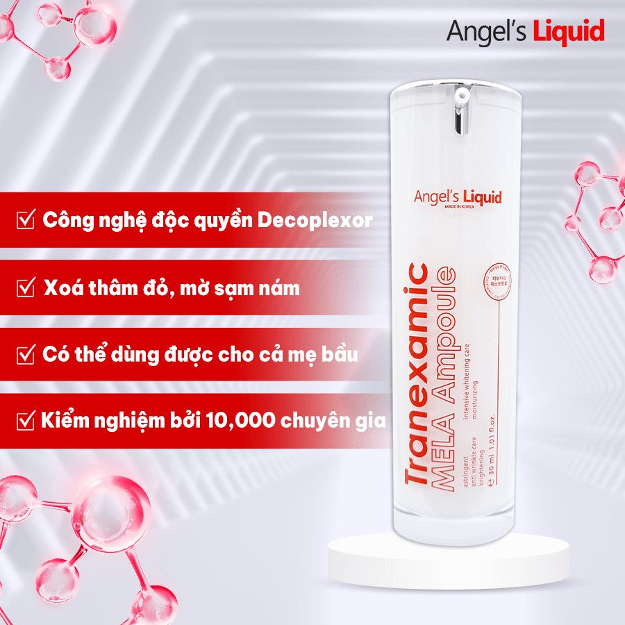 Angel's Liquid - Tinh Chất Mờ Nám Chuyên Sâu Tranexamic Mela Ampoule 30ml