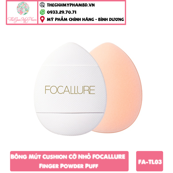 Bông Mút Cushion Cỡ Nhỏ FOCALLURE Finger Powder Puff