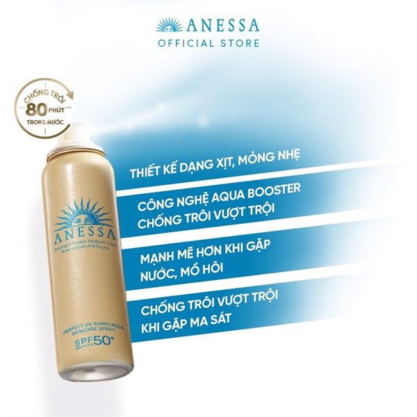 Xịt Chống Nắng Anessa 60g (Chai vàng)