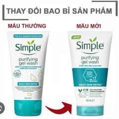 Simple - SRM Purifying Gel Wash Daily Skin Detox 150ml