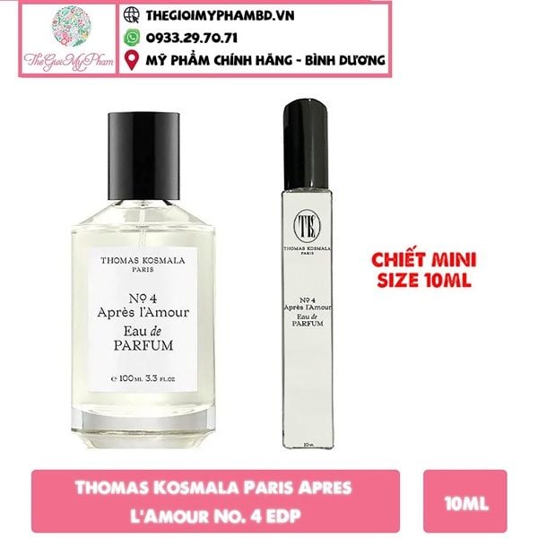 Thomas Kosmala Paris Apres L’Amour No. 4 EDP ( chai chiết 10ml)