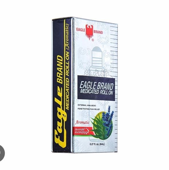 Dầu Gió Trắng Dạng Lăn Eagle Brand Medicated Roll On (8ml)