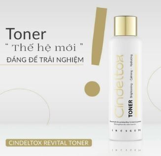 Toner Dưỡng Trắng Incugen Cindel Tox 200ml (Date 6.25 SALE 585K>149K)