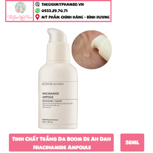 Tinh Chất Trắng Da Boom De Ah Dah Niacinamide Ampoule 50ml