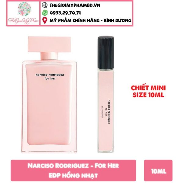 Narciso Rodriguez - For Her EDP hồng nhạt ( chai chiết 10ml)