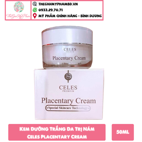 Kem Dưỡng Trắng Da Trị Nám Celes Placentary Cream 50ml