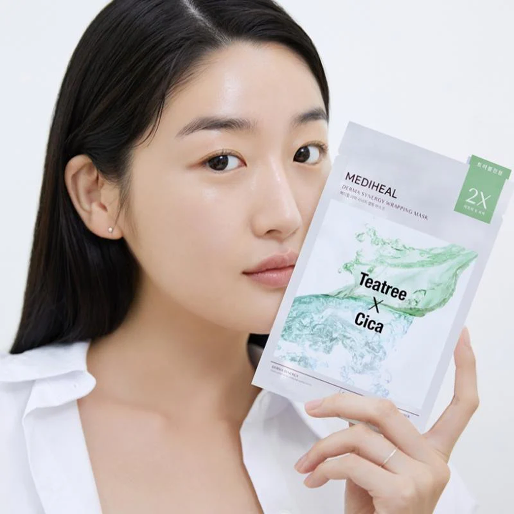 Mặt Nạ Mediheal Derma Synergy Wrapping Mask #Tea Tree &Cica
