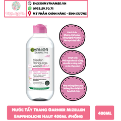 Garnier - Tẩy Trang 400ml #Hồng SALE 220K>148K