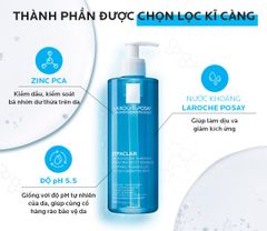 Laroche Posay - Gel Rửa Mặt Cho Da Dầu Nhạy Cảm 400ml