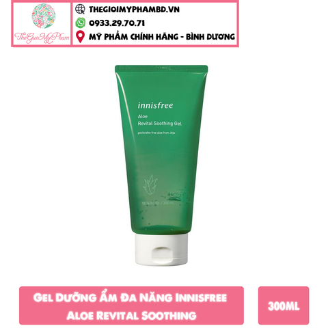 Gel Dưỡng Ẩm Đa Năng Innisfree Aloe Revital Soothing 300ml