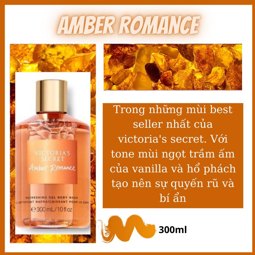 Victoria Secret - Gel Tắm Amber 300ml