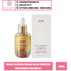Serum Nhụy Hoa Nghệ Tây Genie 30ml (Ko Tđ)