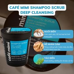 Gội Tẩy Tế Bào Chết Da Đầu CAFE MIMI Shampoo Scrub 300g #Xanh Dương