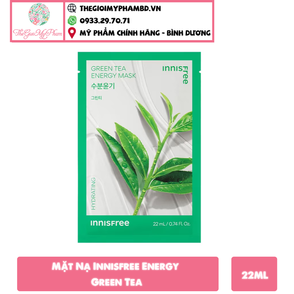 Mặt Nạ Innisfree Energy #Green Tea