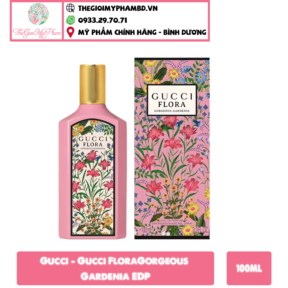 Gucci Gucci Flora Gorgeous Gardenia EDP 100ml Ko Tđ)Gucci