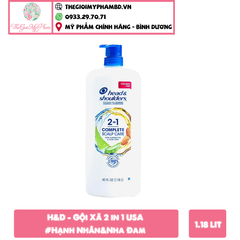 H&D - Gội Xã 2 in 1 USA 1.18 lít #Hạnh Nhân&Nha Đam