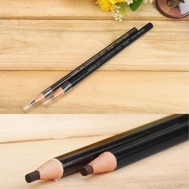 Chì Xé Kẻ Mày Coloured Soft Cosmetic Art Eyebrow Pencil #Brown